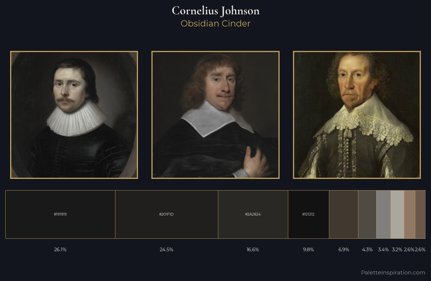 Cornelius Johnson Palette 6 — Obsidian Cinder
