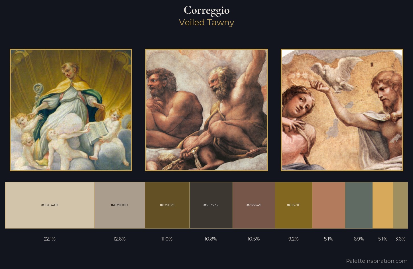 Correggio Palette 2 — Veiled Tawny