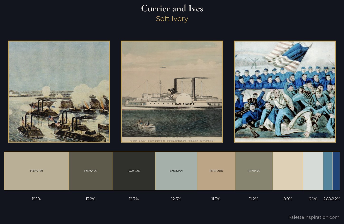 Currier and Ives Palette 1 — Soft Ivory