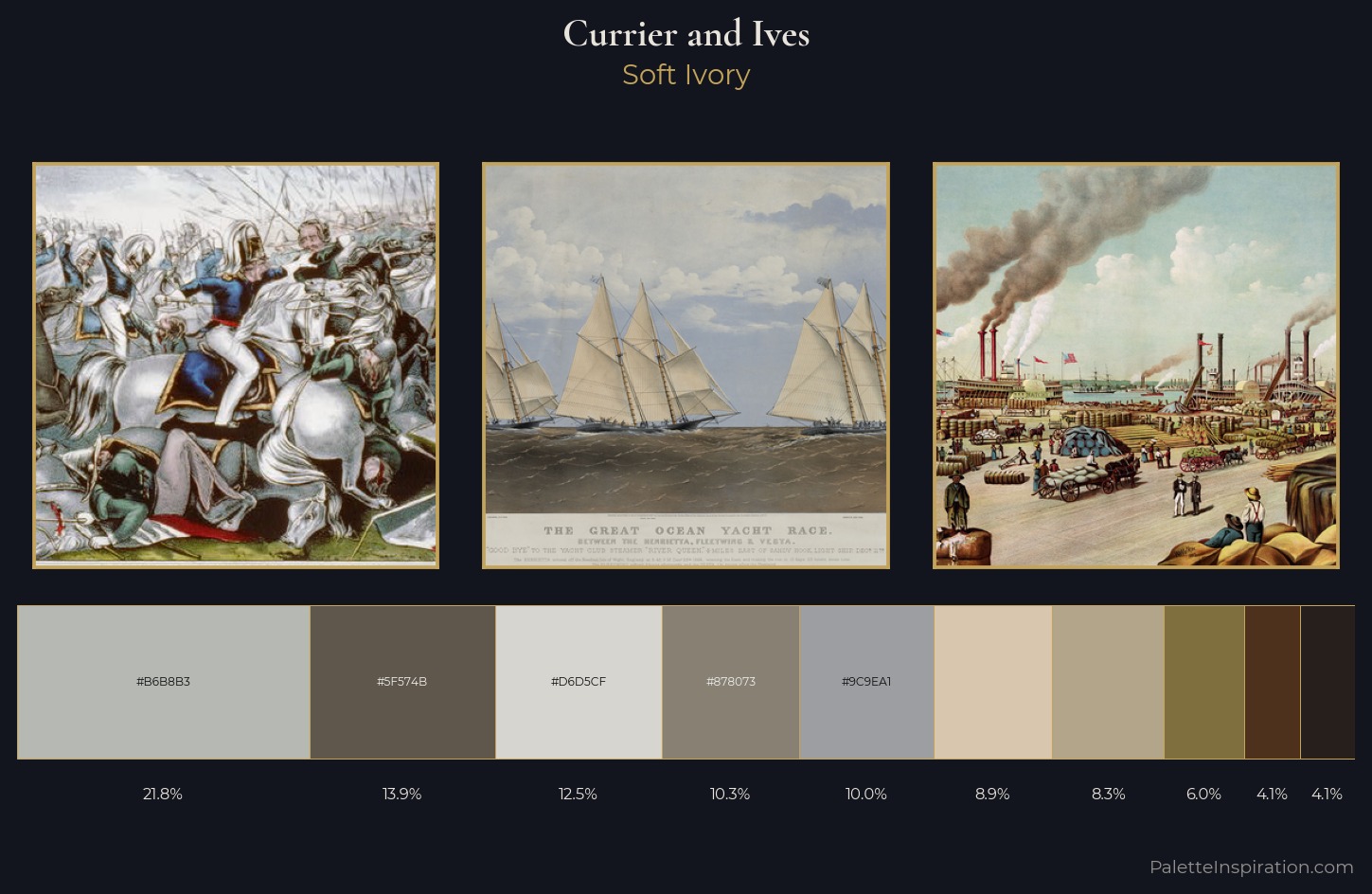 Currier and Ives Palette 2 — Soft Ivory