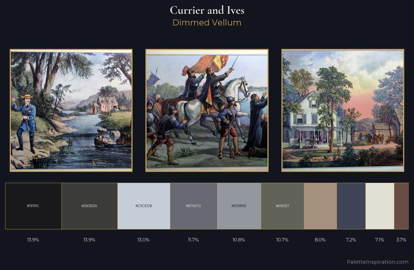 Currier and Ives Palette 11 — Dimmed Vellum