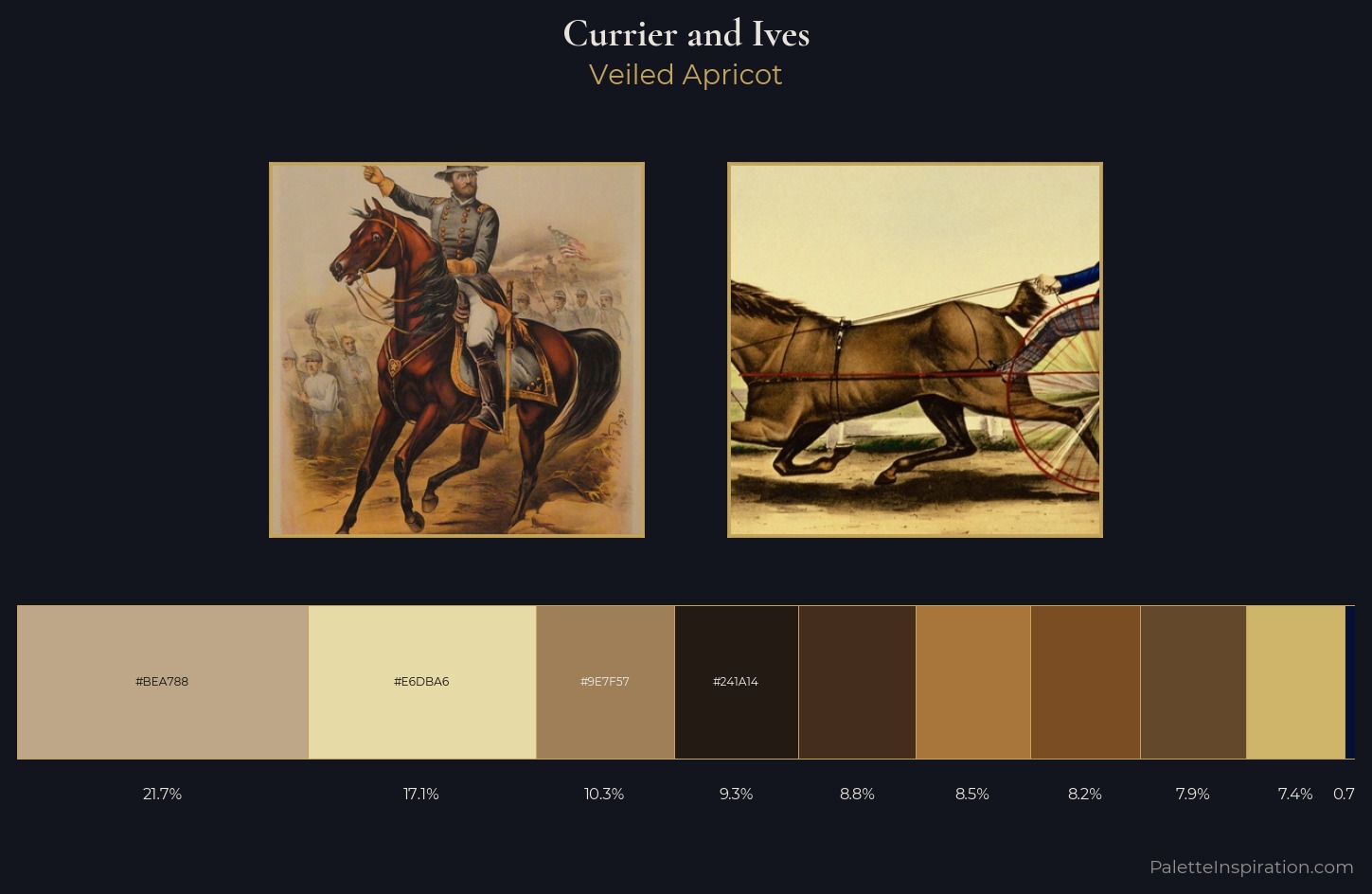 Currier and Ives Palette 12 — Veiled Apricot