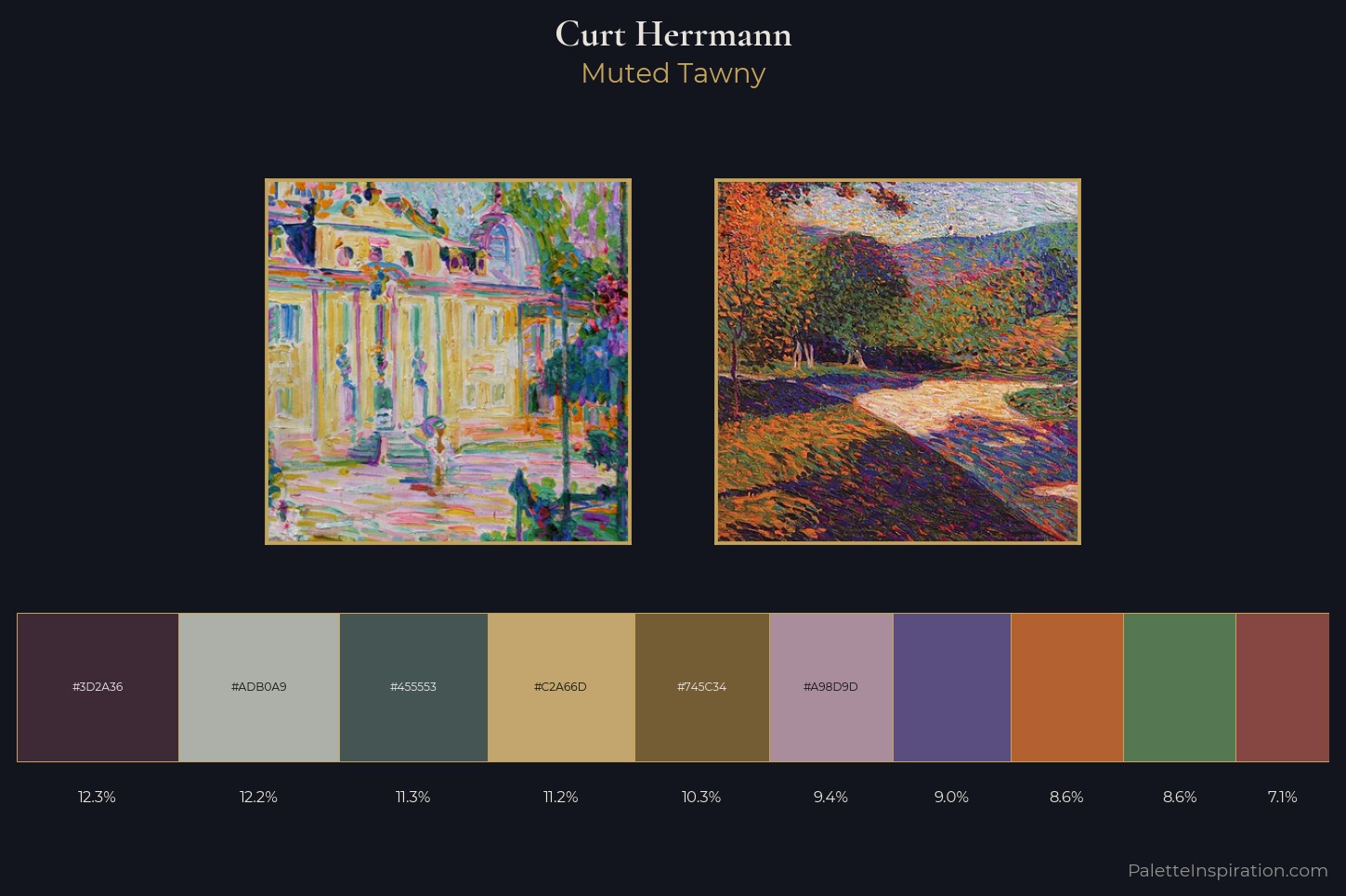 Curt Herrmann Master Palette — Muted Tawny