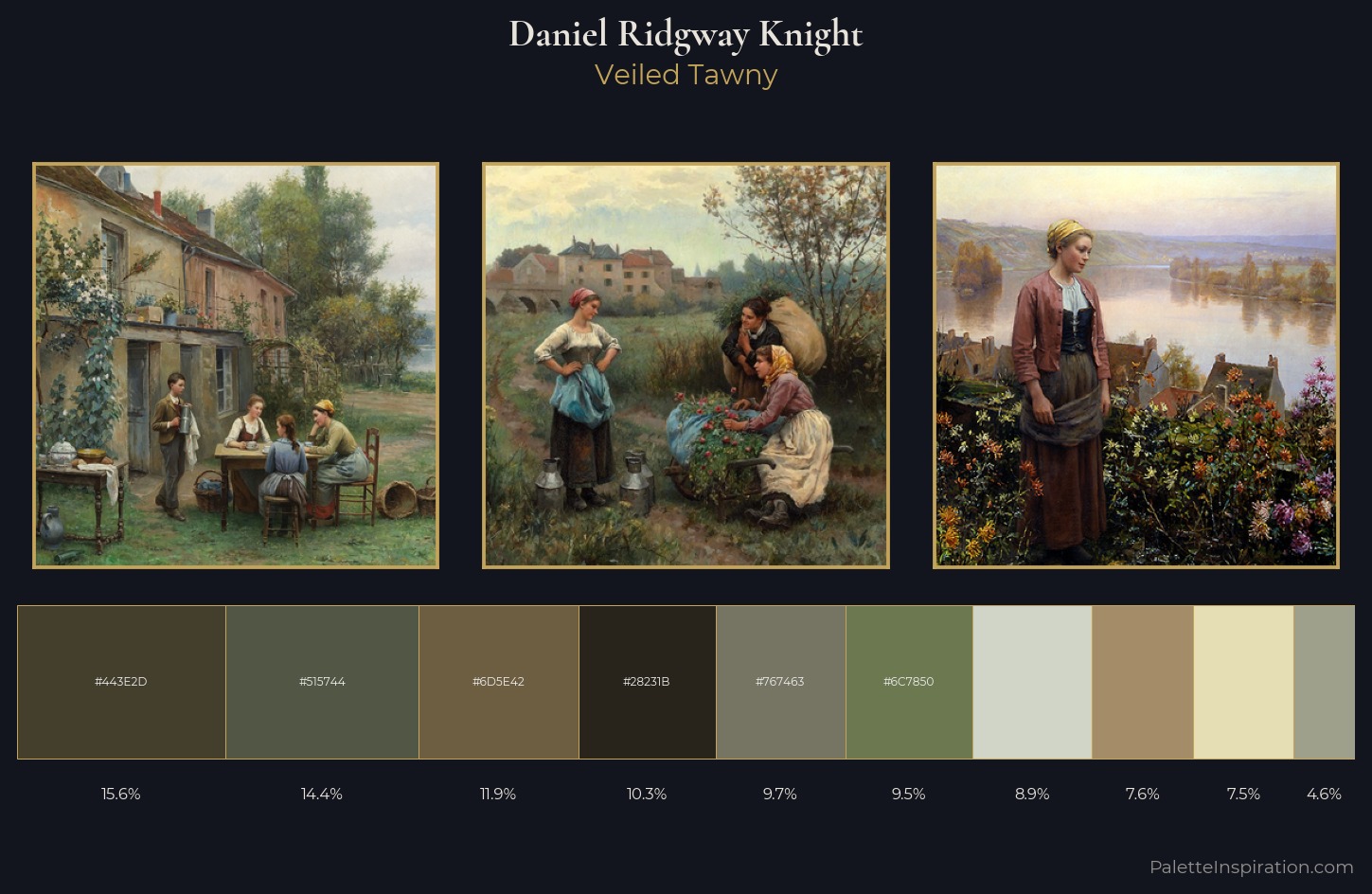Daniel Ridgway Knight Palette 2 — Veiled Tawny