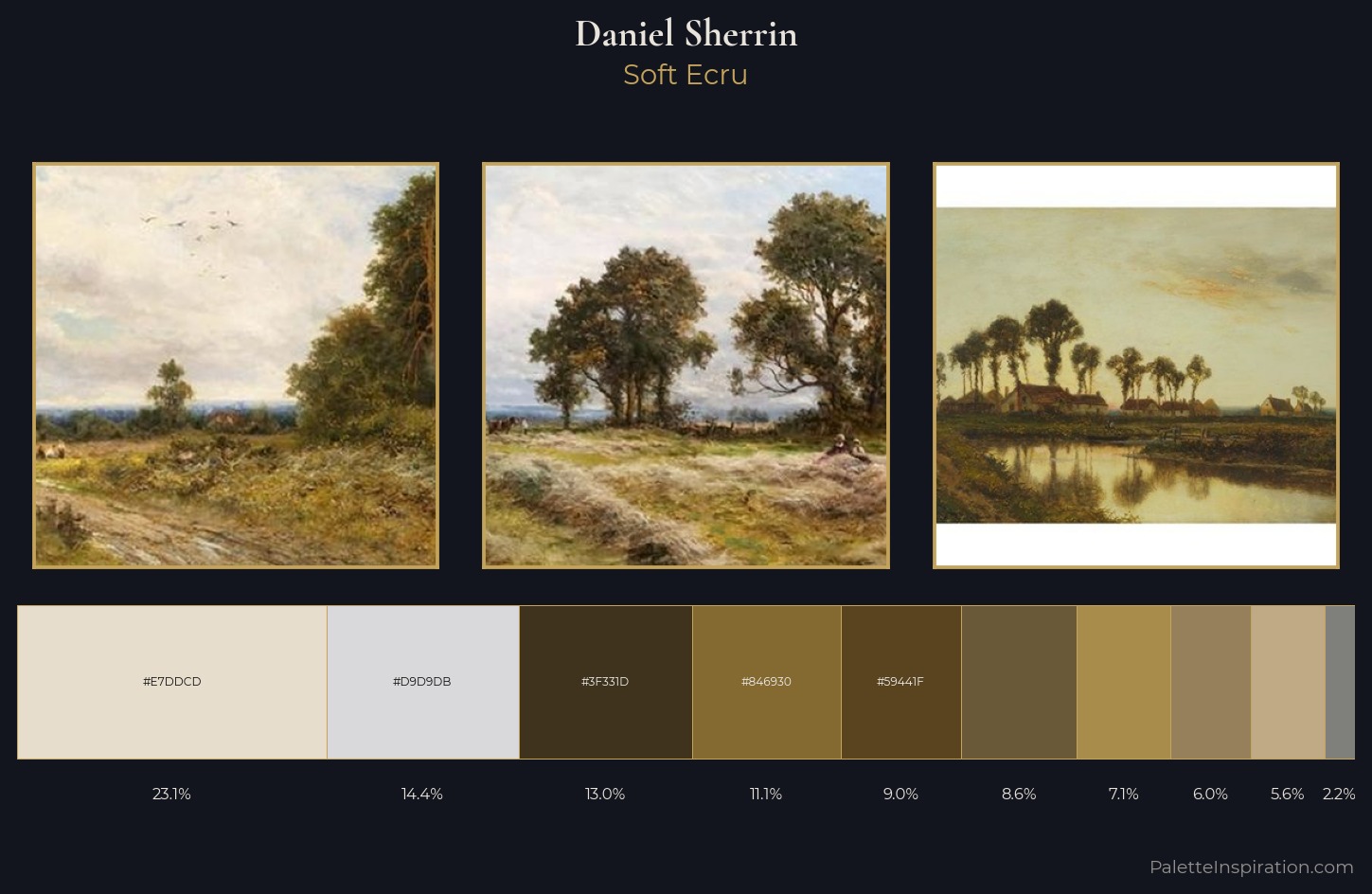 Daniel Sherrin Palette 2 — Soft Ecru