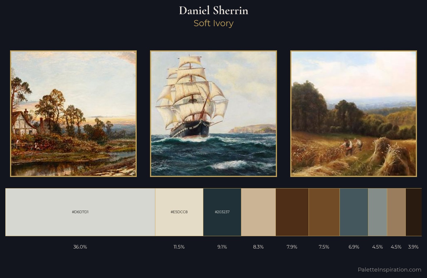 Daniel Sherrin Palette 3 — Soft Ivory