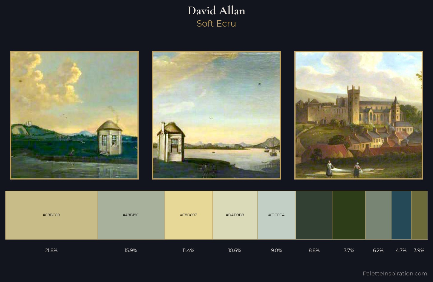 David Allan Palette 1 — Soft Ecru