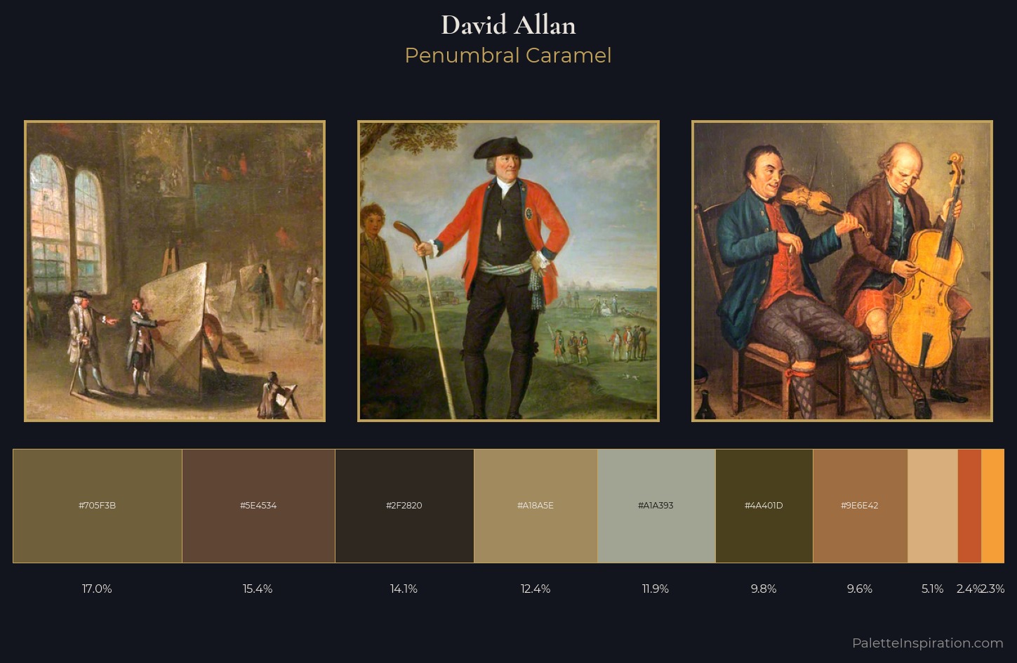 David Allan Palette 3 — Penumbral Caramel