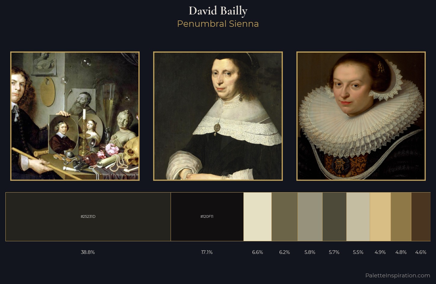 David Bailly Palette 2 — Penumbral Sienna