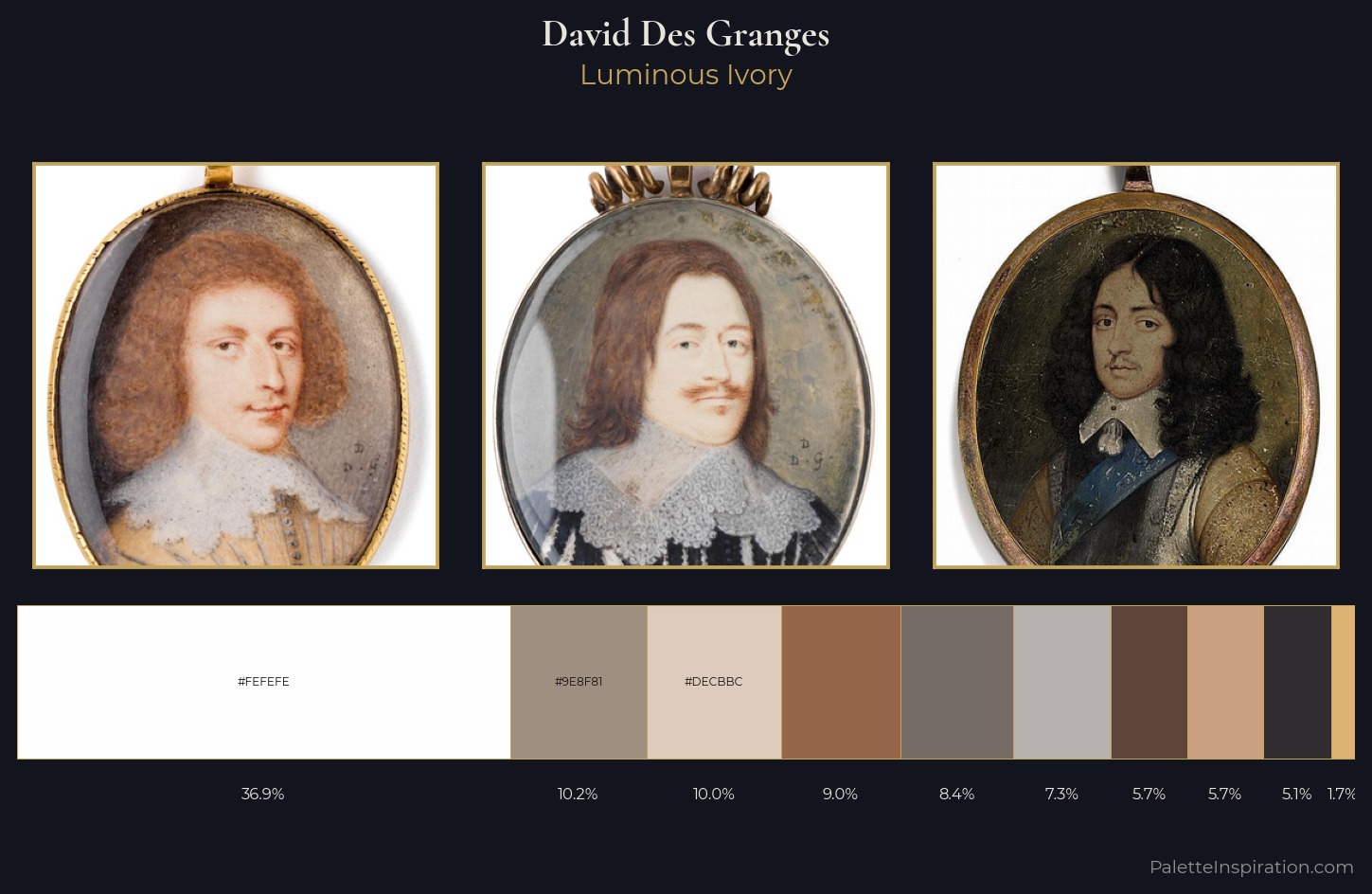 David Des Granges Palette 1 — Luminous Ivory