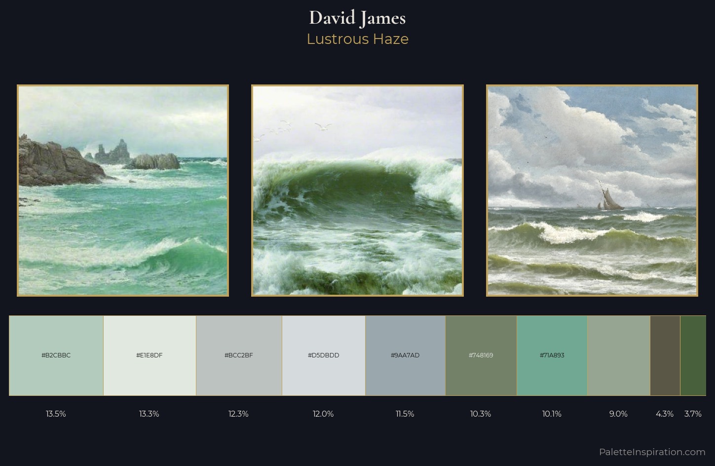 David James Palette 1 — Lustrous Haze