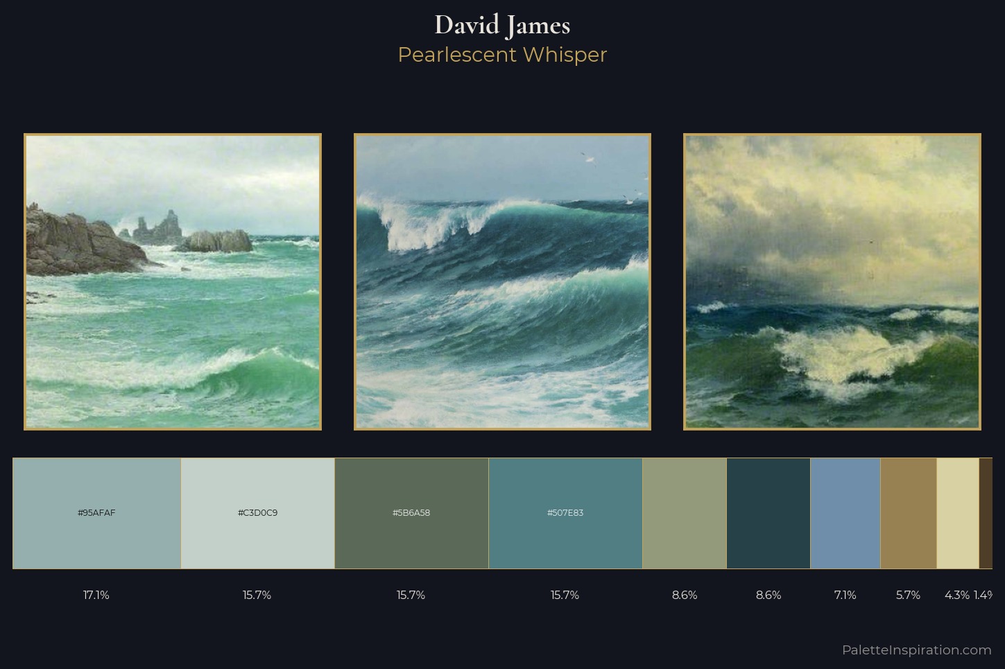 David James Master Palette — Pearlescent Whisper