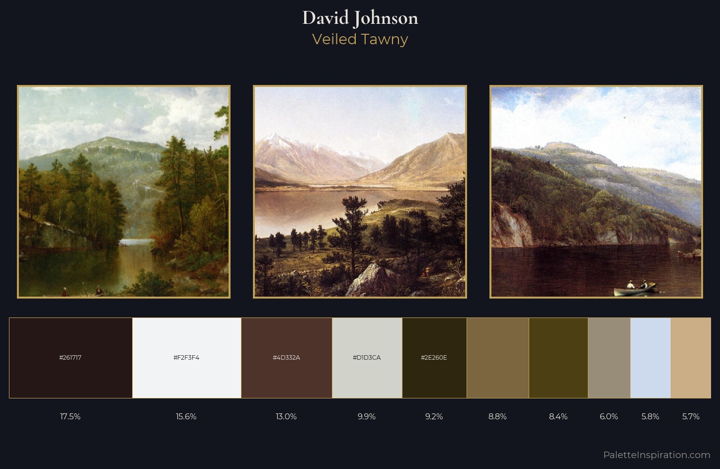 David Johnson Palette 3 — Veiled Tawny