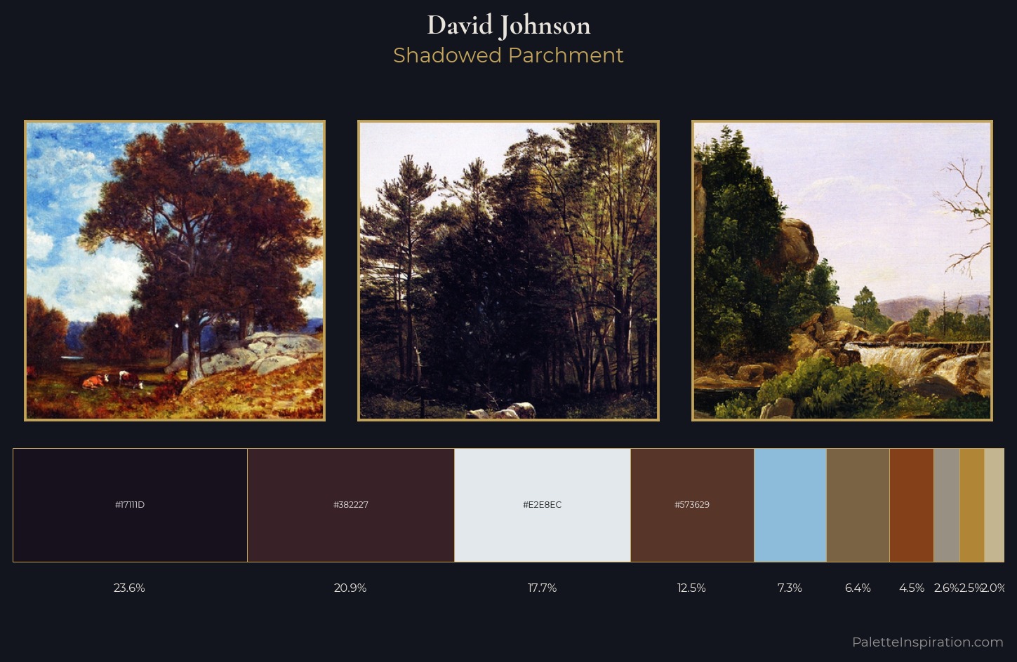 David Johnson Palette 6 — Shadowed Parchment