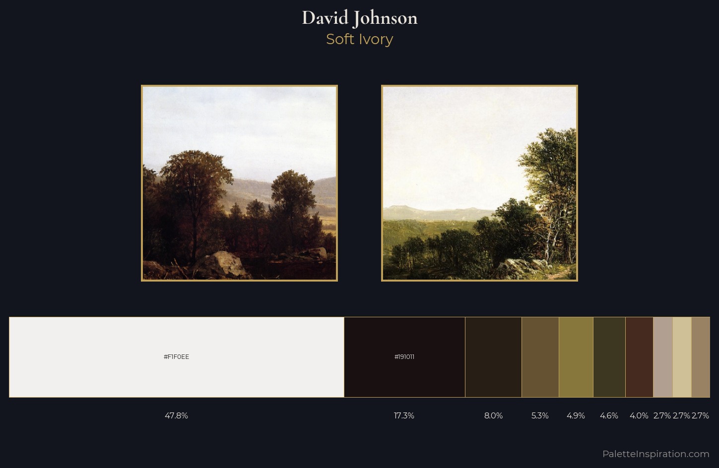 David Johnson Palette 9 — Soft Ivory