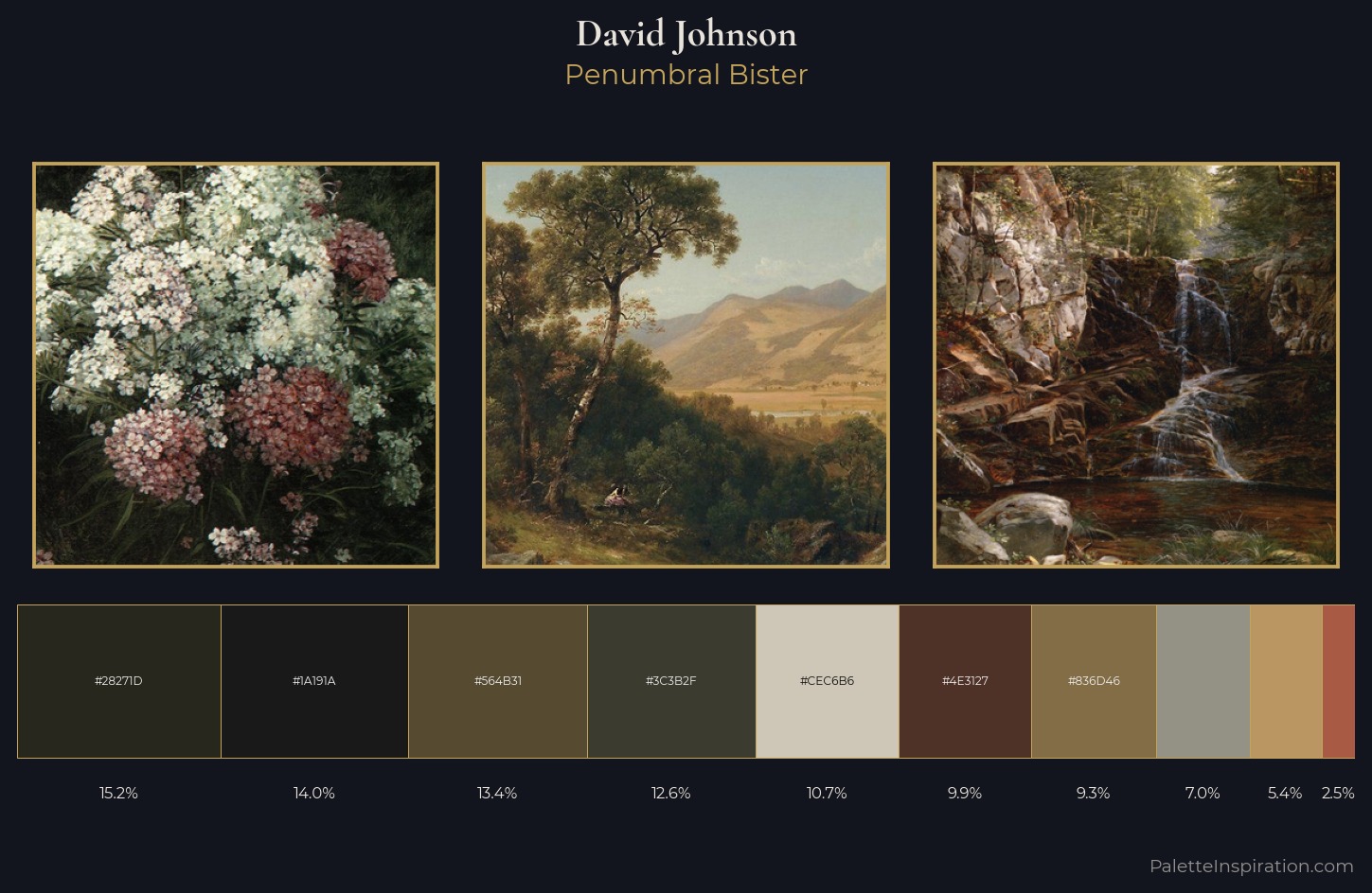David Johnson Palette 10 — Penumbral Bister