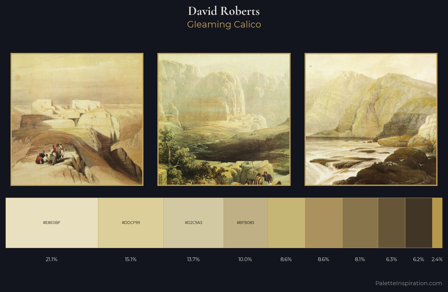 David Roberts Palette 2 — Gleaming Calico