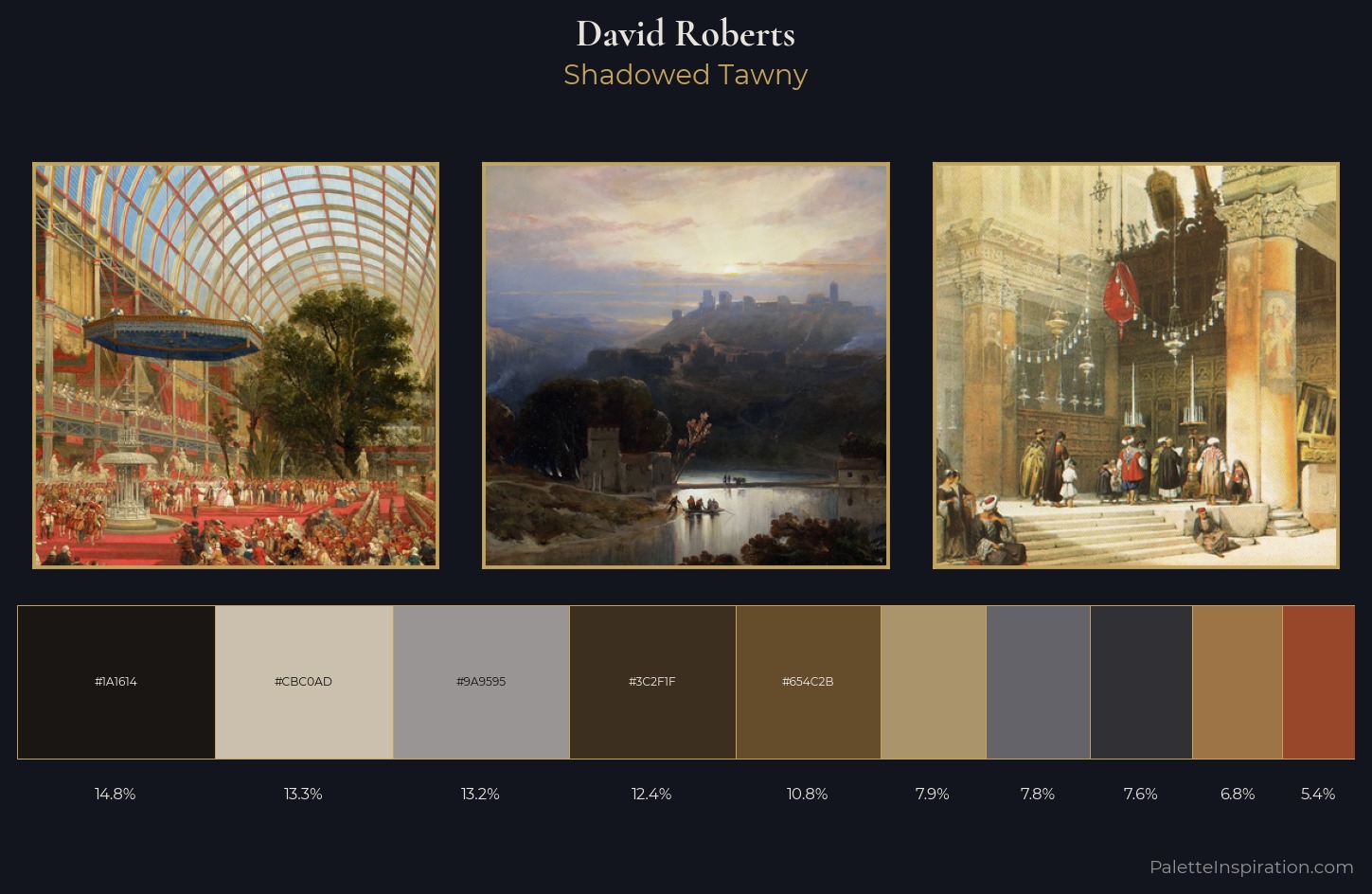 David Roberts Palette 8 — Shadowed Tawny