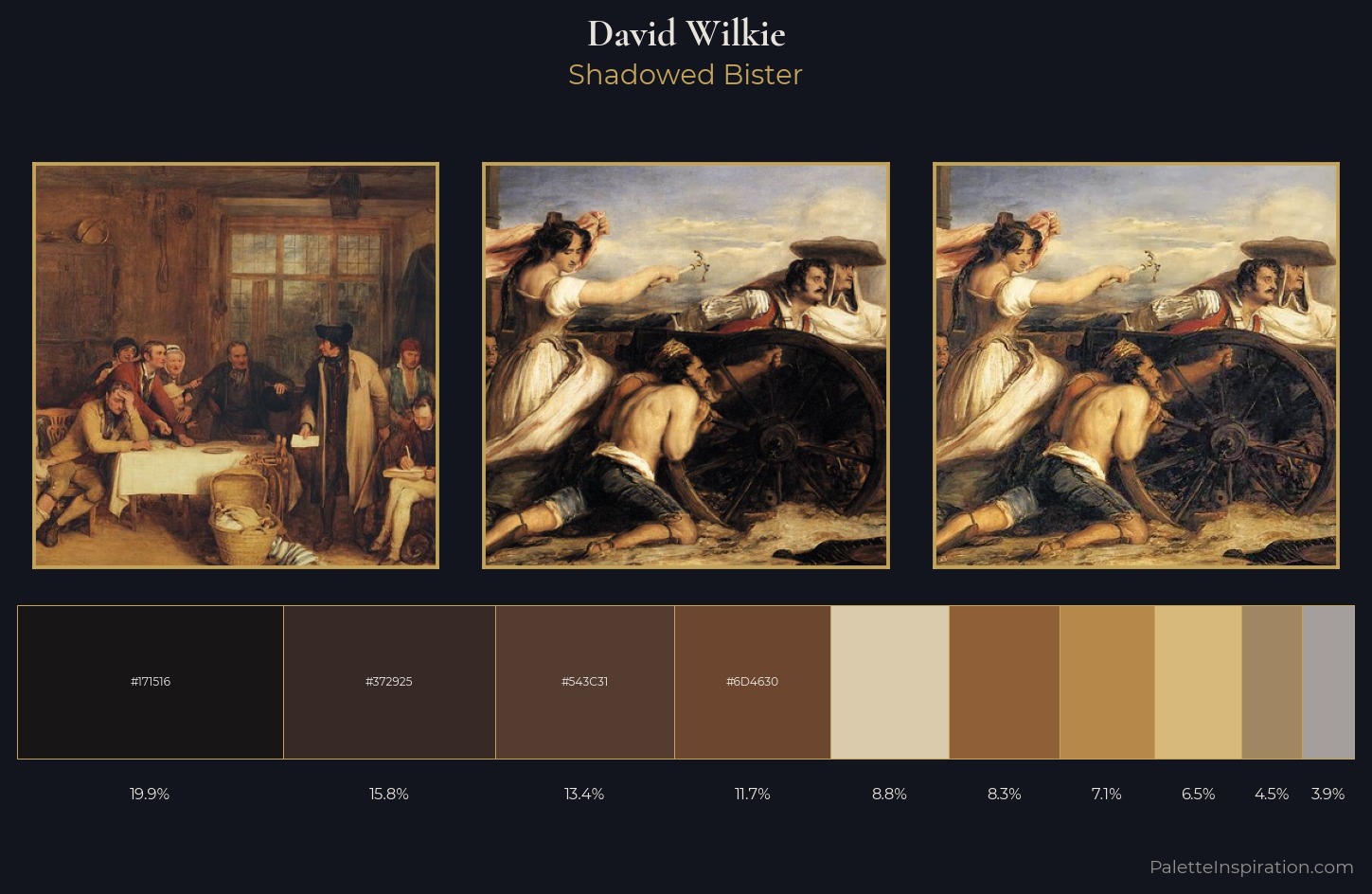 David Wilkie Palette 4 — Shadowed Bister