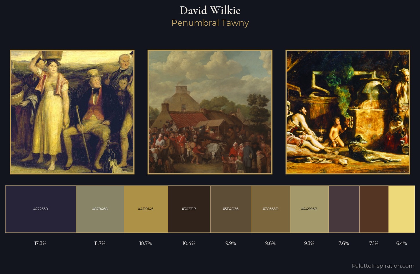 David Wilkie Palette 6 — Penumbral Tawny