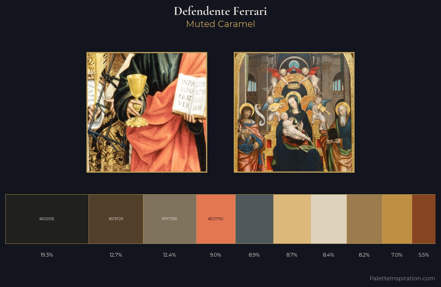 Defendente Ferrari Palette 2 — Muted Caramel