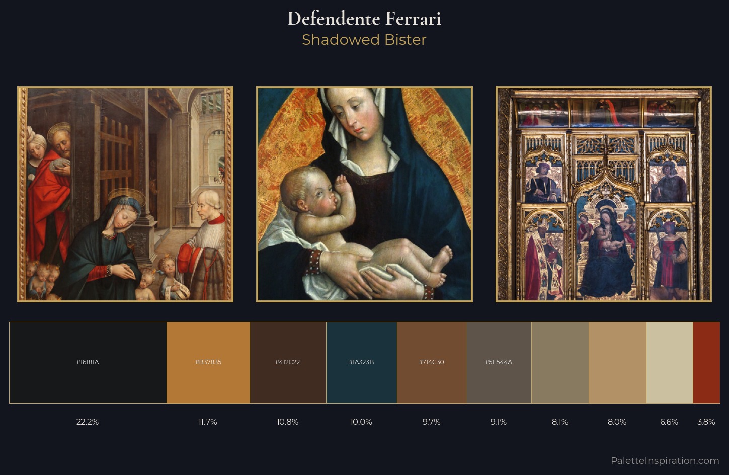 Defendente Ferrari Palette 5 — Shadowed Bister