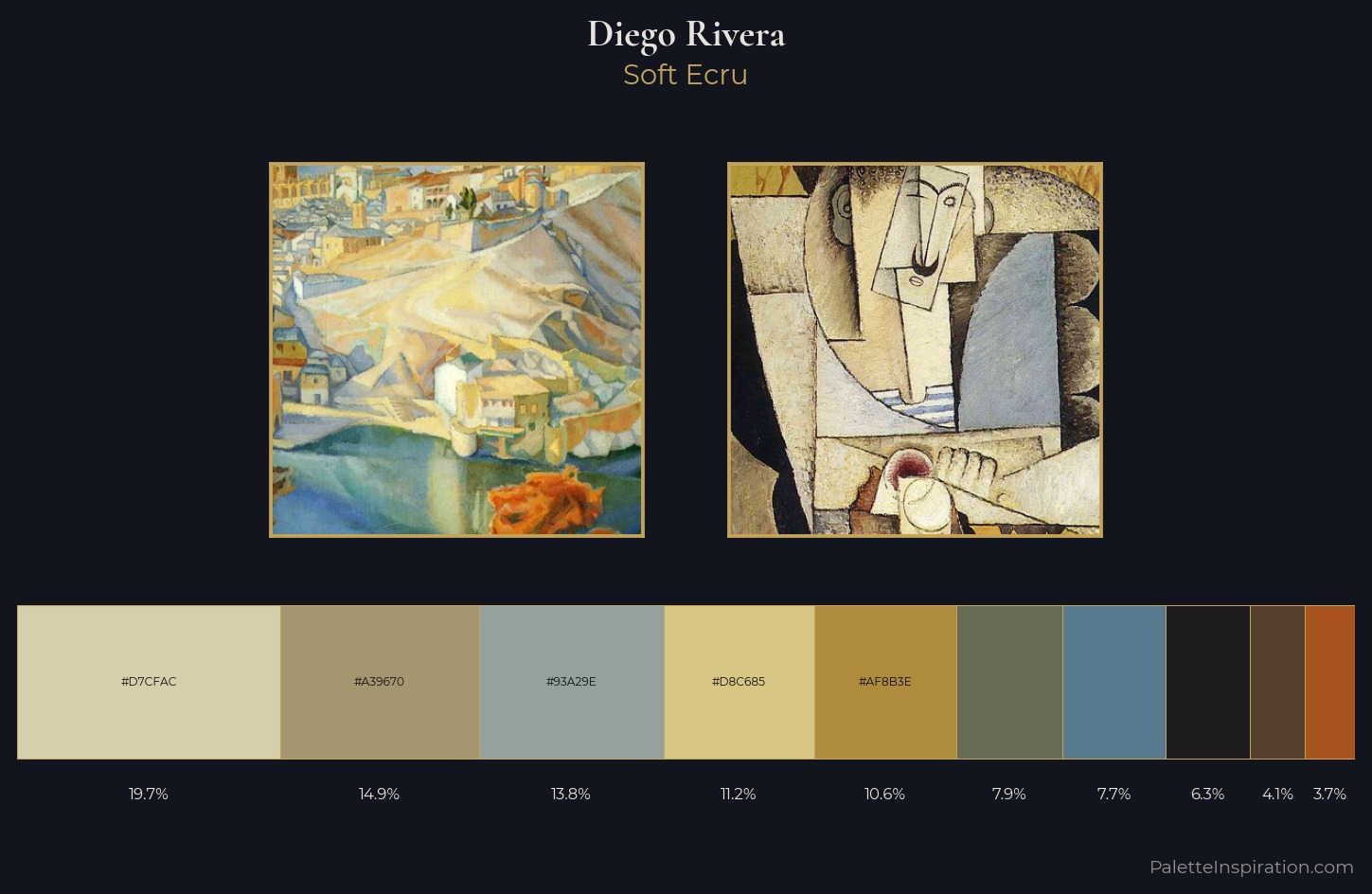 Diego Rivera Palette 2 — Soft Ecru