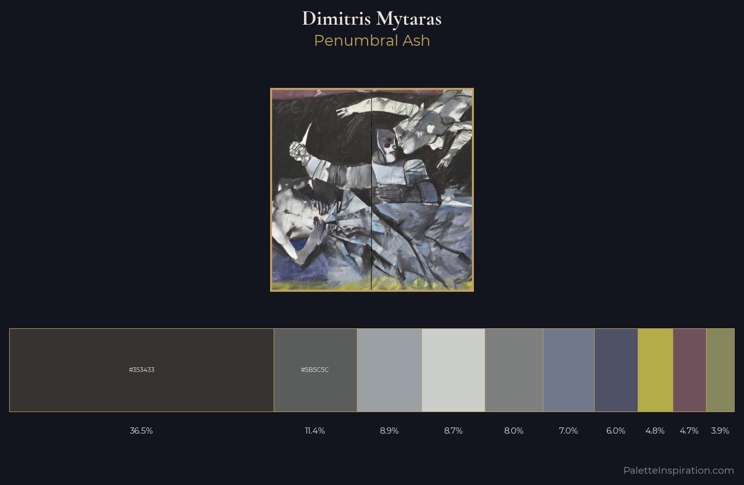 Dimitris Mytaras Palette 1 — Penumbral Ash