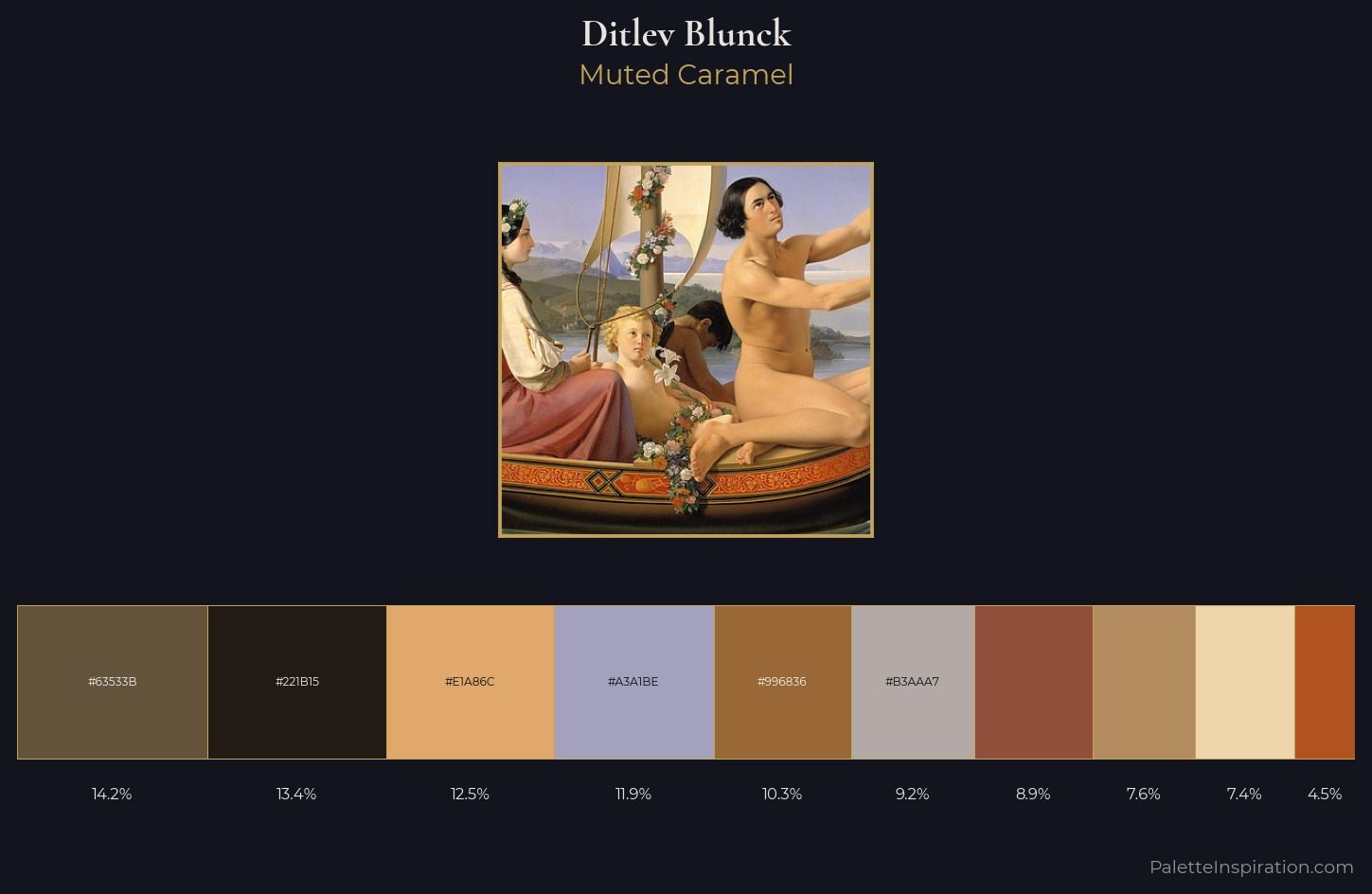 Ditlev Blunck Palette 1 — Muted Caramel