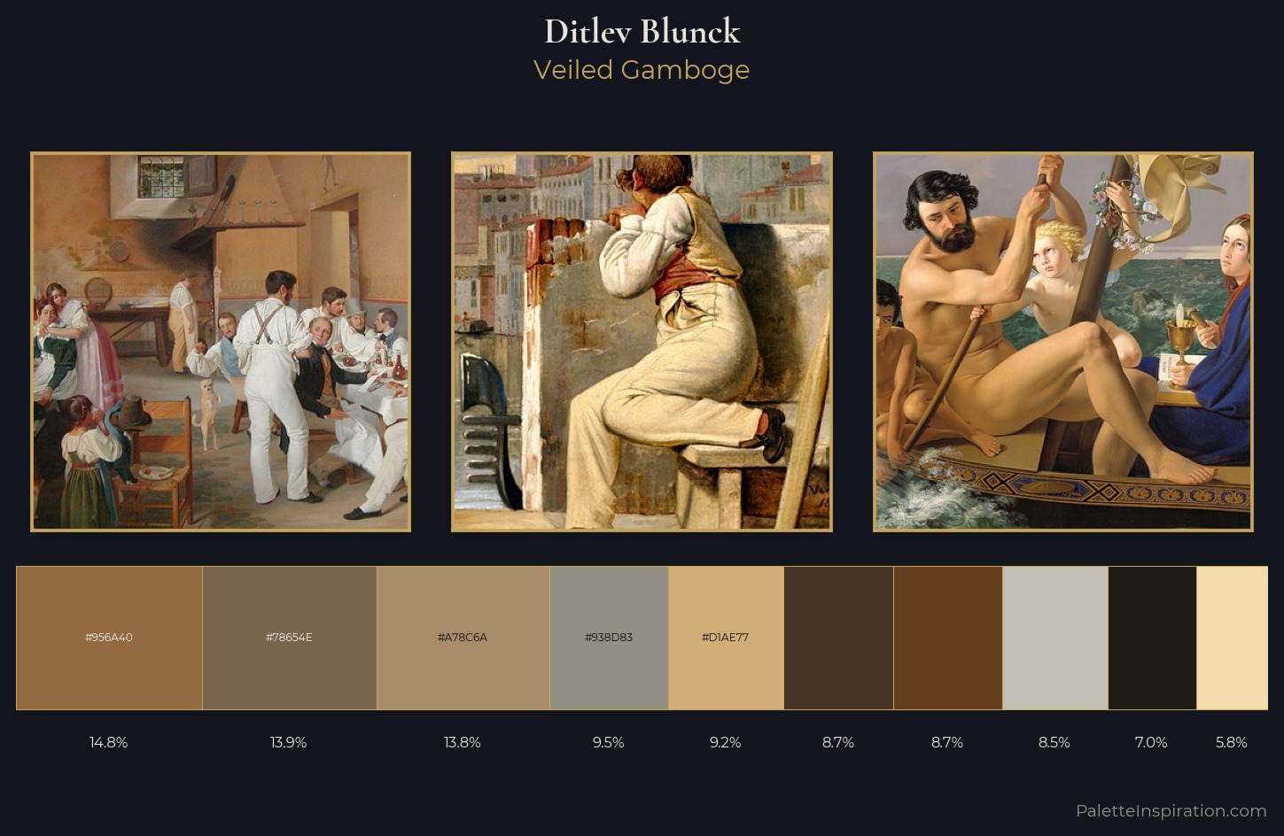 Ditlev Blunck Palette 2 — Veiled Gamboge