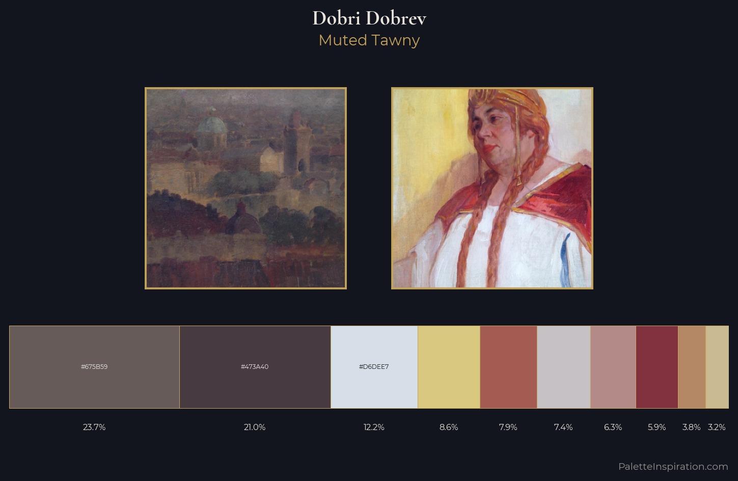 Dobri Dobrev Palette 1 — Muted Tawny