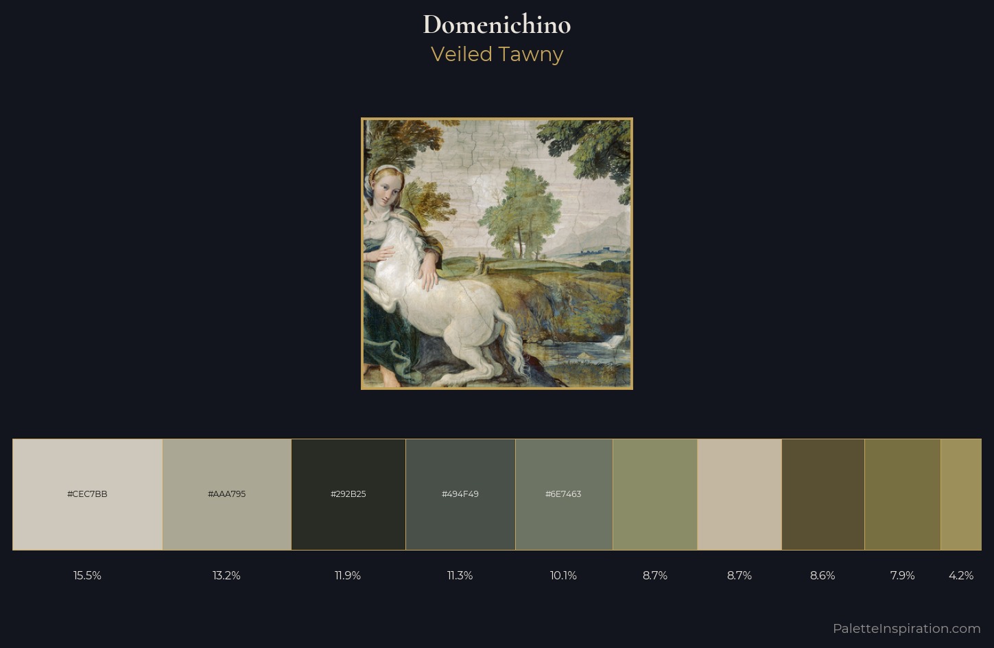 Domenichino Palette 2 — Veiled Tawny