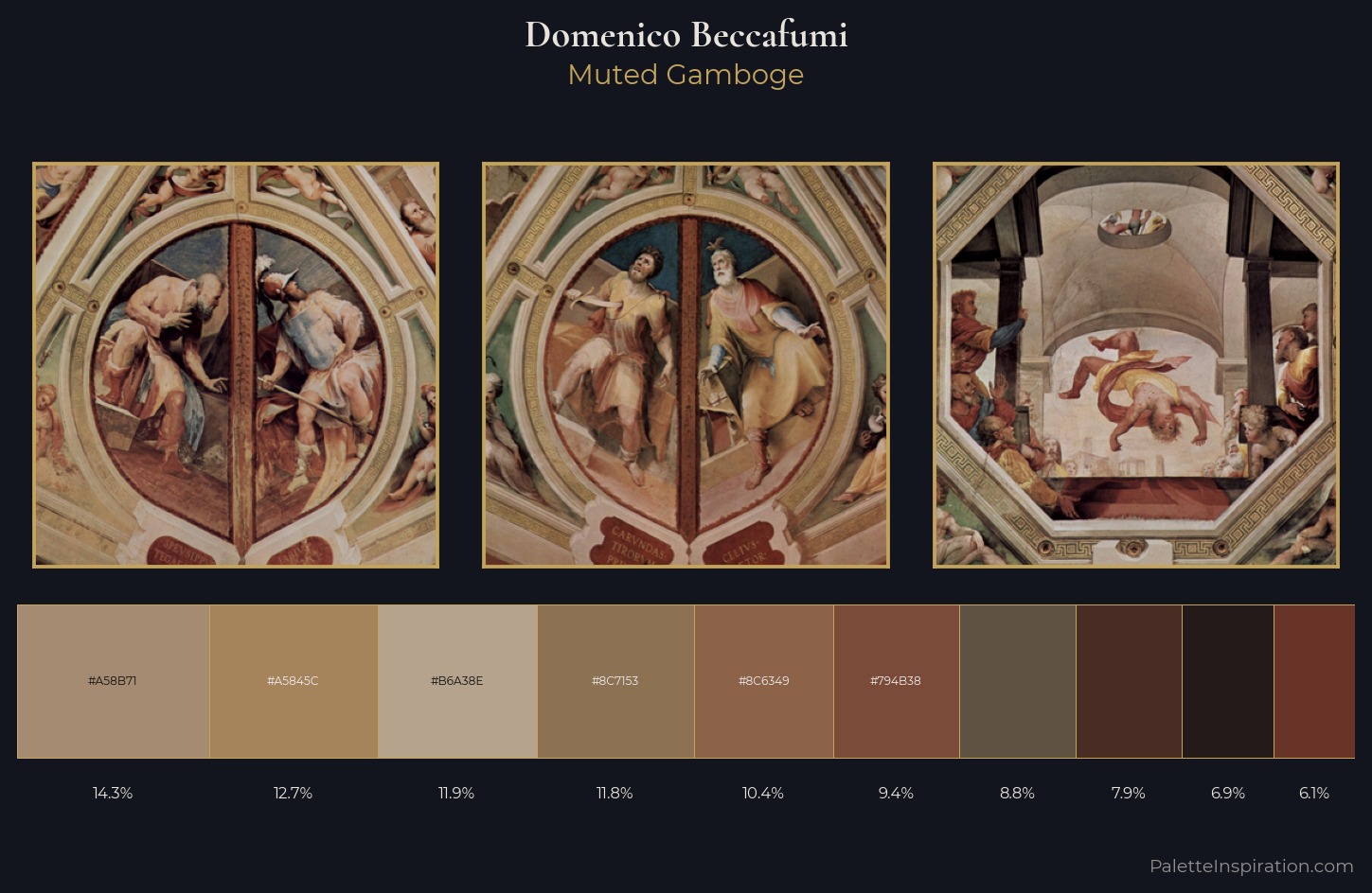 Domenico Beccafumi Palette 5 — Muted Gamboge