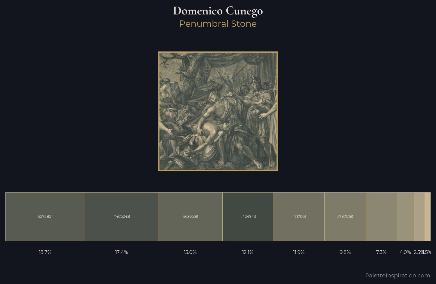 Domenico Cunego Palette 1 — Penumbral Stone