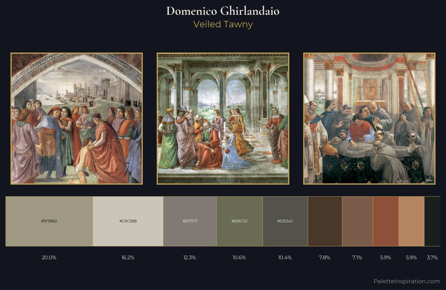 Domenico Ghirlandaio Palette 9 — Veiled Tawny
