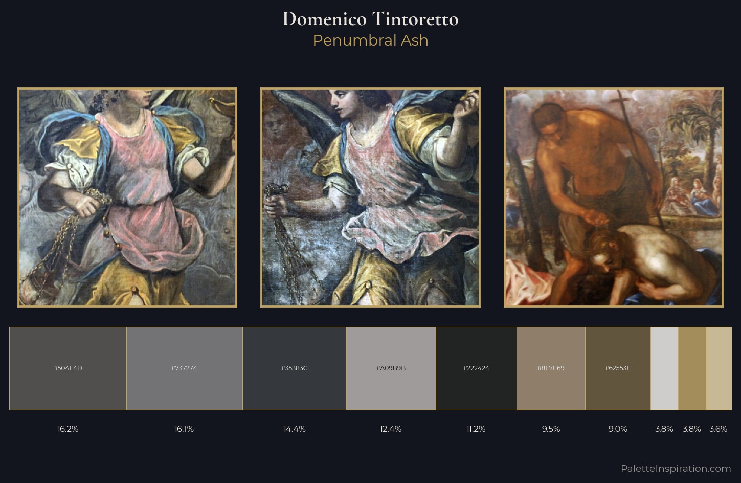 Domenico Tintoretto Palette 1 — Penumbral Ash