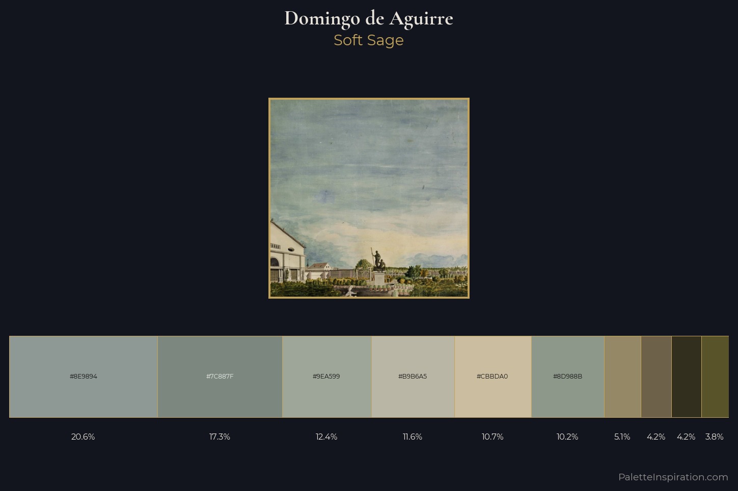 Domingo de Aguirre Master Palette — Soft Sage