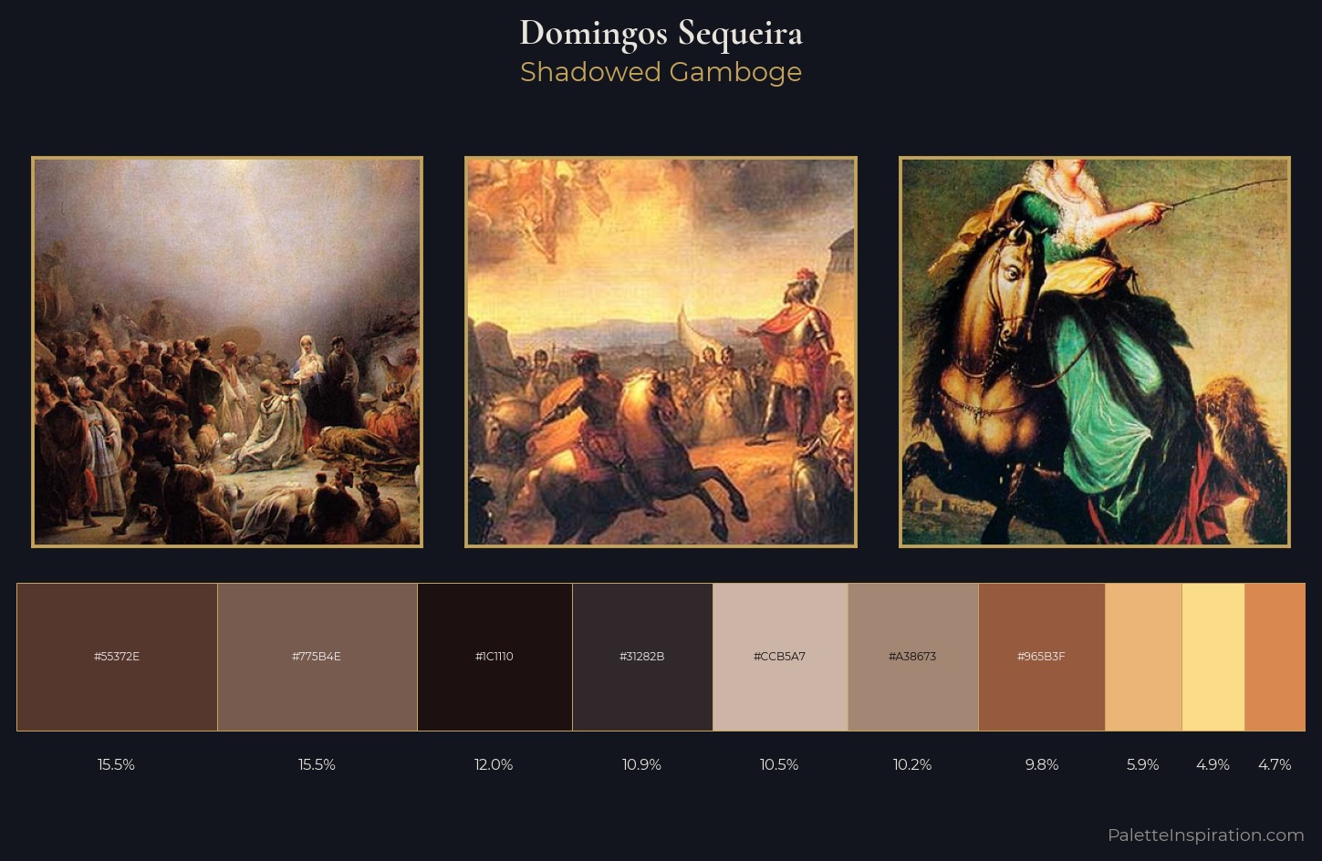 Domingos Sequeira Palette 2 — Shadowed Gamboge