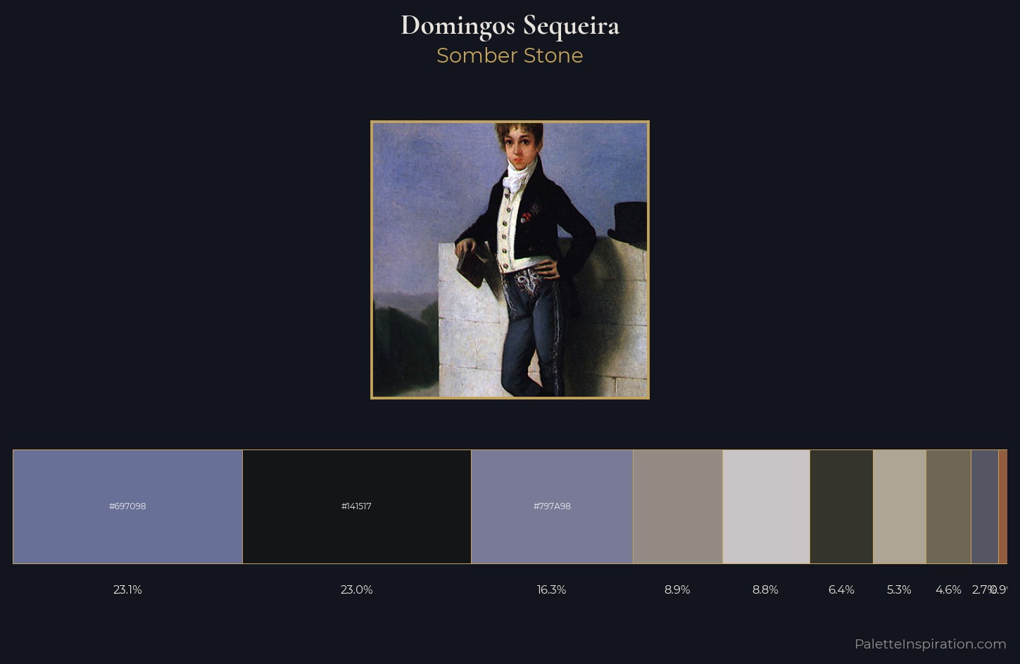Domingos Sequeira Palette 3 — Somber Stone