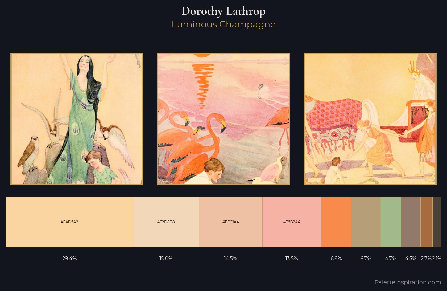 Dorothy Lathrop Palette 2 — Luminous Champagne