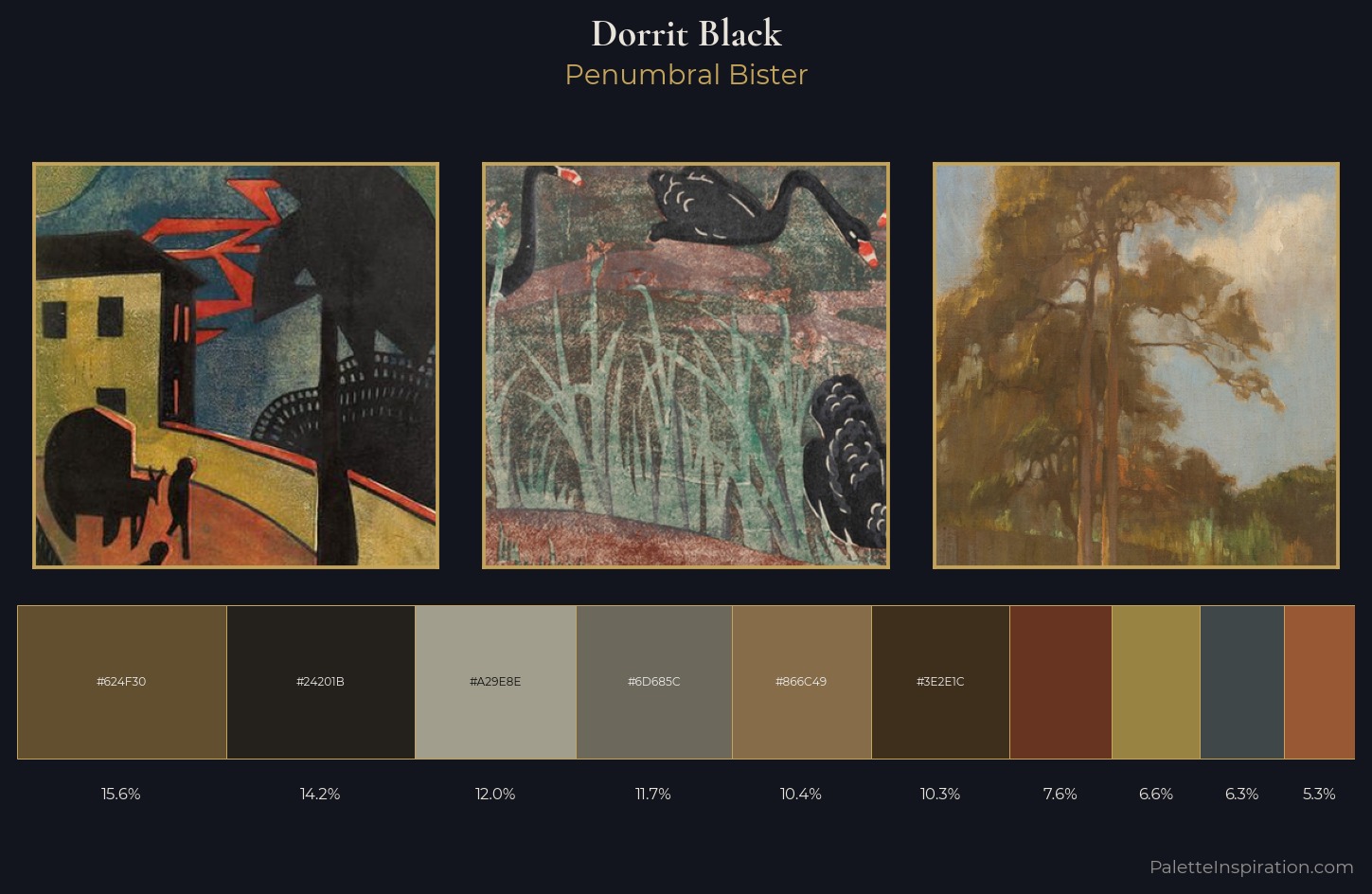 Dorrit Black Palette 8 — Penumbral Bister