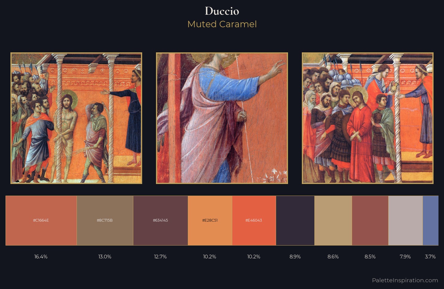 Duccio Palette 2 — Muted Caramel