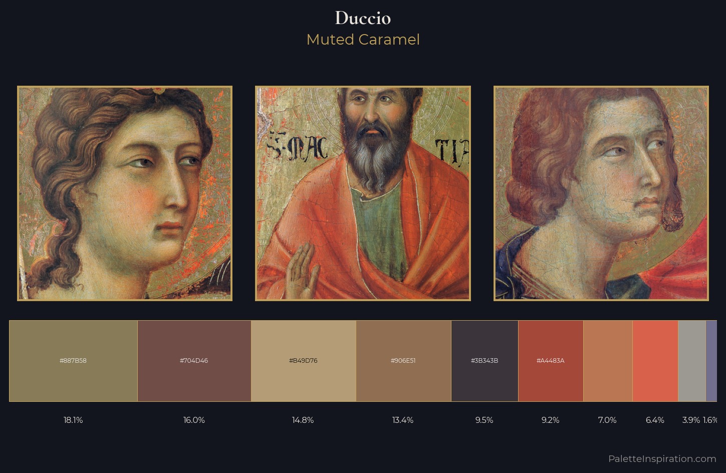 Duccio Palette 4 — Muted Caramel