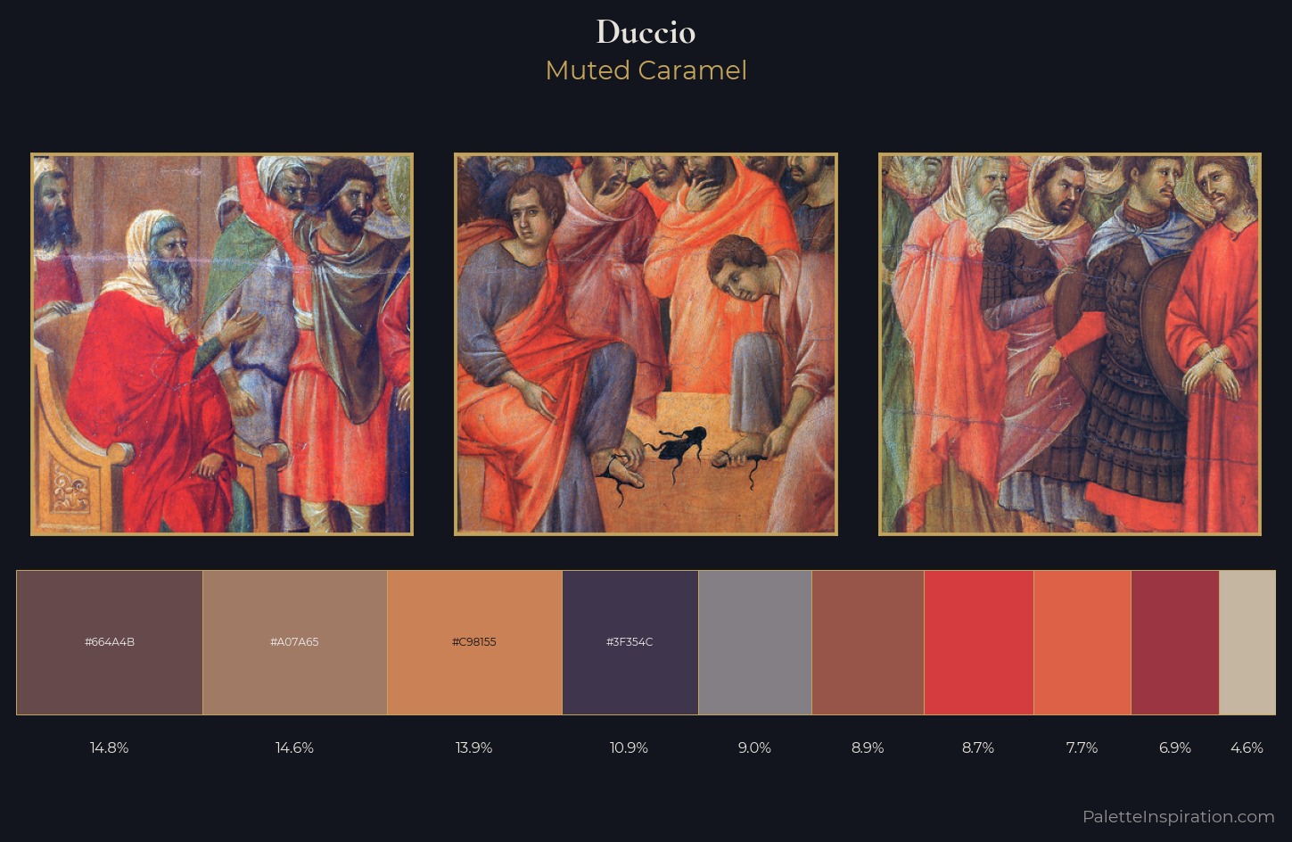 Duccio Palette 7 — Muted Caramel