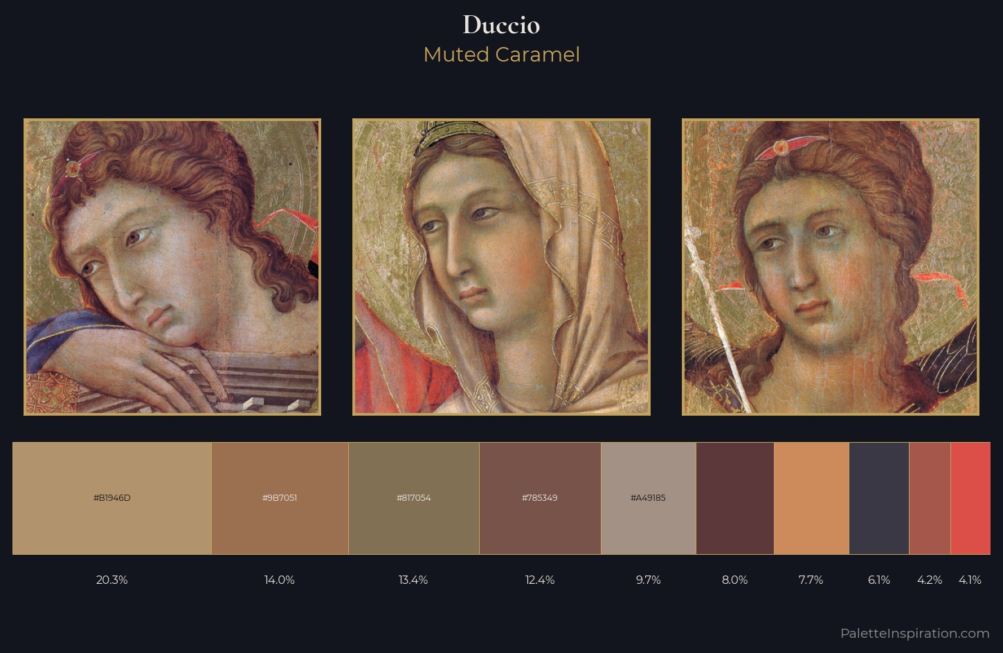 Duccio Palette 8 — Muted Caramel