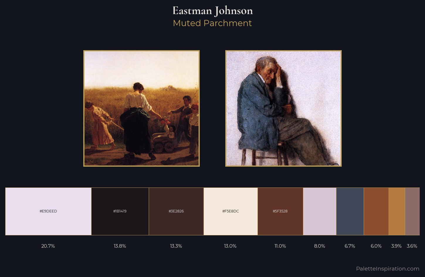 Eastman Johnson Palette 3 — Muted Parchment