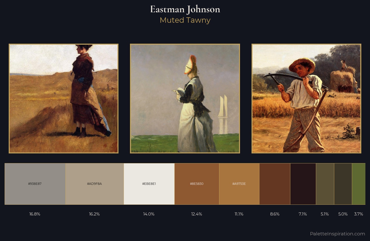 Eastman Johnson Palette 5 — Muted Tawny