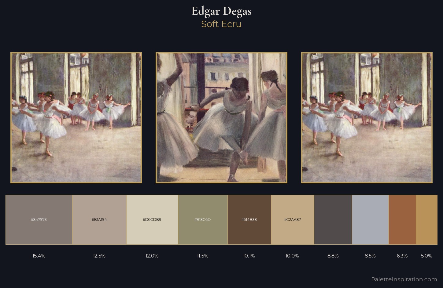 Edgar Degas Palette 3 — Soft Ecru