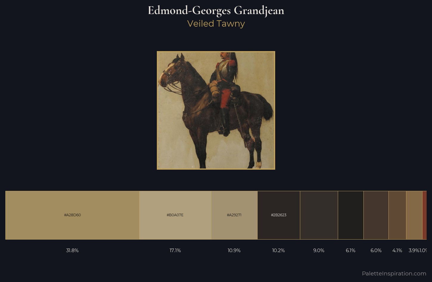 Edmond-Georges Grandjean Palette 4 — Veiled Tawny