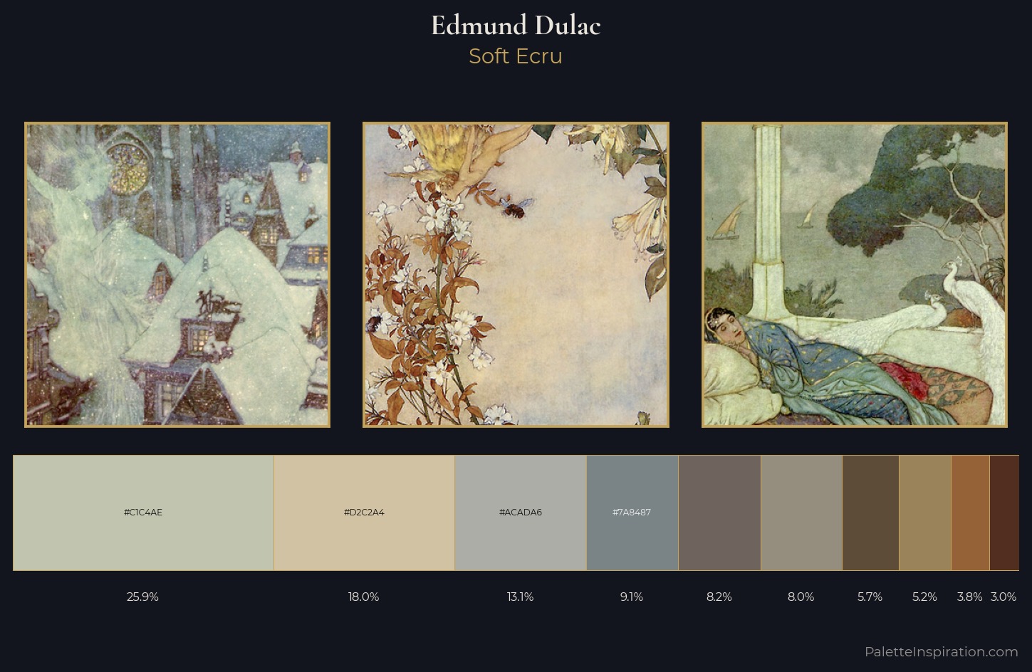 Edmund Dulac Palette 1 — Soft Ecru